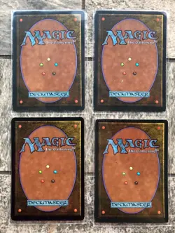 4 MTG Magic The Gathering 4th Edition Forest Trading Cards NM - Image 2