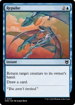Repulse 107 WOC MTG Blue Instant Draw Boyd 2023 EN - Image 1