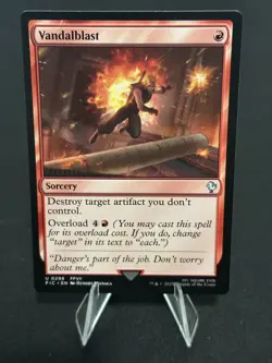 Vandalblast 0298 MTG Commander FINAL FANTASY Uncommon NP - Image 1