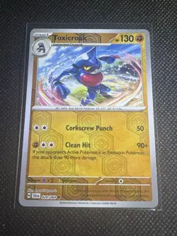 Toxicroak #024/064 - Shrouded Fable Reverse Holo Pokemon - NM - Image 2