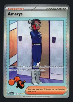 Amarys 170/131 Prismatic Evolutions Special Illustration Rare Pokemon TCG - Image 1
