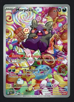 Morpeko 206/182 Paradox Rift Illustration Rare Pokemon TCG - Image 1