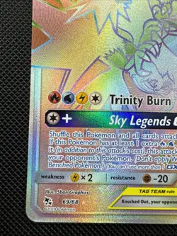 💎💎| Pokemon TCG Moltres&Zapdos&Articuno GX 69/68 Hidden Fates Tag Team MINT - Image 4