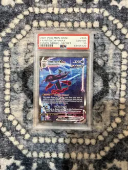 Pokemon Inteleon VMAX 266/264 Full Art Alt Art Fusion Strike PSA 10 GEM MINT - Image 1