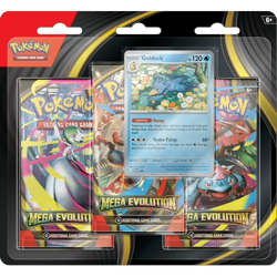 Pokemon Mega Evolutions Golduck 3 Pack Blister BRAND NEW IN HAND! - Image 1