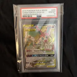 Pokemon 2019 Gardevoir Sylveon GX 205/214 Alt Art Unbroken Bonds GEM MT PSA 10 - Image 5