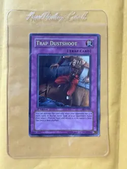 YuGiOh Trap Dustshoot PGD-049 Common 1st Edition Lightlly Played - Image 1