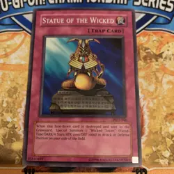 Yugioh STATUE OF THE WICKED - PGD-046 NM - Image 1