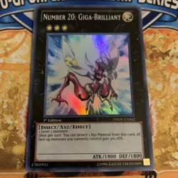 Yugioh Number 20: Giga-Brilliant PHSW-EN042 1ST EDITION NM - Image 1
