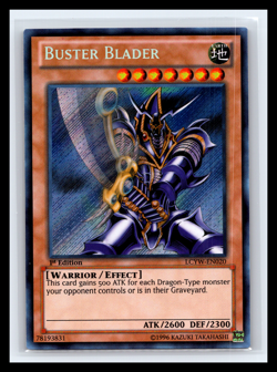 Yugioh Buster Blader LCYW-EN020 1st Edition Secret Rare Near Mint - Image 1