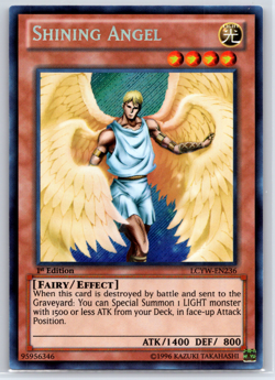 Yugioh Shining Angel LCYW-EN236 1st Edition Secret Rare Near Mint - Image 1