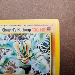Giovanni's Machamp 6/132 Pokemon Gym Challenge Holo Rare Card - MP - Image 3
