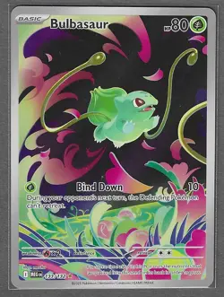 Mega Evolutions Bulbasaur Set (IR Stamped and Unstamped) 133/122 NM 2 Cards - Image 2