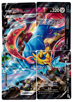 ZACIAN V UNION FULL SET PROMO Sword & Shield Pokemon Card MINT - Image 1