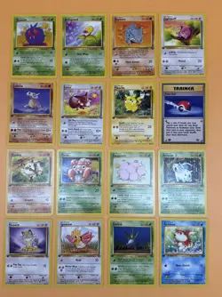 1st Edition Pokemon Card Lot Of 16- All 1st Edition - Jungle - Lightly Played - Image 1