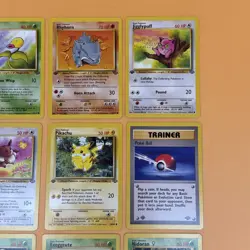 1st Edition Pokemon Card Lot Of 16- All 1st Edition - Jungle - Lightly Played - Image 3