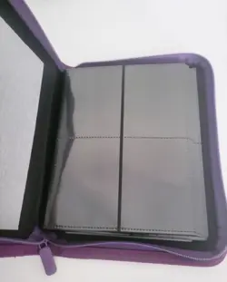 Ultimate Guard Purple 8-Pocket Zipfolio 160 Card Binder Storage Album Xenoskin - Image 5