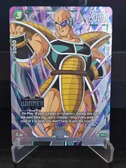 Dragon Ball Super Card Game - Nappa ( Store Tournament Winner) FP-046 - Image 1
