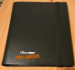 Ultra Pro Pro Binder Black 20 Pages 4 Pocket Holds 160 Cards - Image 1
