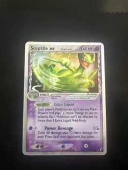 Pokemon Sceptile EX TCG Holo Card 96/100 EX Crystal Guardians - Image 1