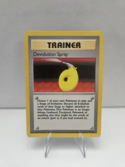 Devolution Spray Pokemon TCG Base Set Trainer Card 72/102 Unlimited Rare LP - Image 1