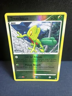 Treecko 79/100 Reverse Holo Stormfront Pokemon Card - Image 1