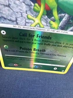 Treecko 79/100 Reverse Holo Stormfront Pokemon Card - Image 2