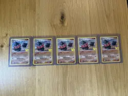 Pokemon Celebrations Claydol 15/106 Classic Set Card Lot Of 5 - Image 1
