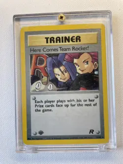 Here Comes Team Rocket! 1st Edition Pokemon Card 15/82 Holo - Image 3