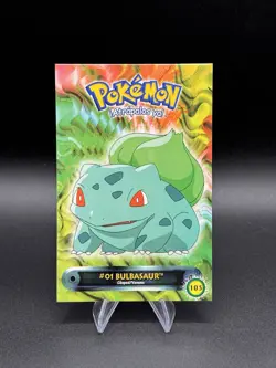 Pokemon Bulbasaur 2000 Vintage Post Card 103 Navarrete Peru Us Seller - Image 1