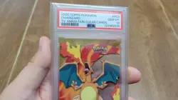 Charizard Pokemon 2000 Topps TV Animation Clear Cards English #PC3 PSA 10 - Image 2