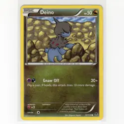 Pokemon TCG Deino 72/119 XY Phantom Forces Regular Common Card EN-MP 2014 - Image 1