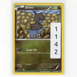 Pokemon TCG Deino 72/119 XY Phantom Forces Regular Common Card EN-MP 2014 - Image 3