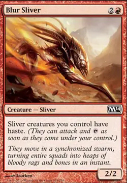 Blur Sliver x1 NM Magic the Gathering 1x Magic 2014 mtg card - Image 1