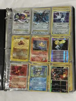 WOTC-EX-HGSS POKEMON CARD COLLECTION LOT : HOLO/REVERSE/EX/X/Rare/E Card Binder - Image 1
