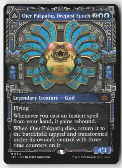 MTG - Ojer Pakpatiq, Deepest Epoch (Showcase) M The Lost Caverns of Ixalan 315 L - Image 1