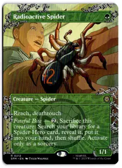 MTG Radioactive Spider (Borderless) R 212 NM - Image 1