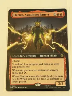Electro, Assaulting Battery Extended Art Marvel's Spider-Man 260 - Image 1
