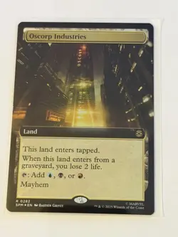 Oscorp Industries Extended Art Marvel's Spider-Man Foil 282 - Image 1