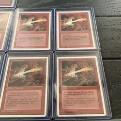 Lot of (7) 1993-1997 Firebreathing Magic The Gathering Red Enchant Creature RARE - Image 3