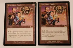 MTG Magic The Gathering - Quicksilver Amulet x2 (Rare) Urza's Legacy 1999 - Image 1