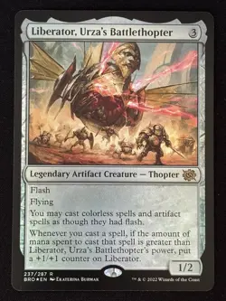 1x MTG Liberator, Urza's Battlethopter (Foil) - The Brothers' War (BRO) #237 - Image 1