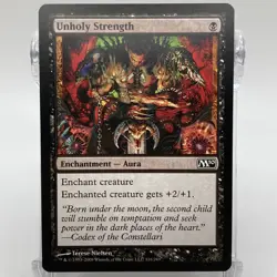 Unholy Strength Non-Foil Common Enchantment 116/249 MTG Core Set 2010 LP - Image 1