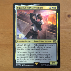 Squall, SeeD Mercenary - Pre-release Foil Stamped Promo - Final Fantasy MTG - Image 1