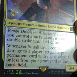 Squall, SeeD Mercenary - Pre-release Foil Stamped Promo - Final Fantasy MTG - Image 2