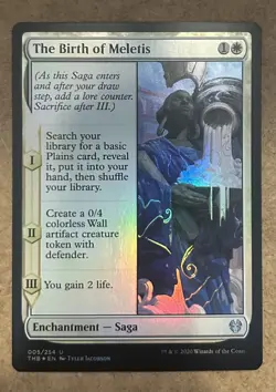 Foil* The Birth of Meletis - Theros Beyond Death - NM MTG - Image 1