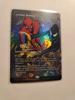 MTG Leyline Binding #0002 MAR M (Borderless) (FOIL) MTG Marvel Universe Eternal - Image 2