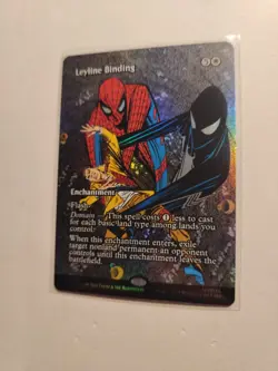 MTG Leyline Binding #0002 MAR M (Borderless) (FOIL) MTG Marvel Universe Eternal - Image 3