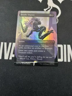 Crimped Misprint Foil Secret Lair Deadly Dispute x1 Magic Cards MTG Spider-Man - Image 1