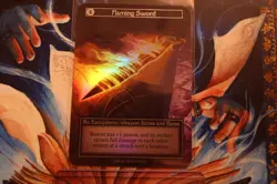 Flaming Sword Exceptional Alpha Foil Sorcery Contested Realm - Image 1